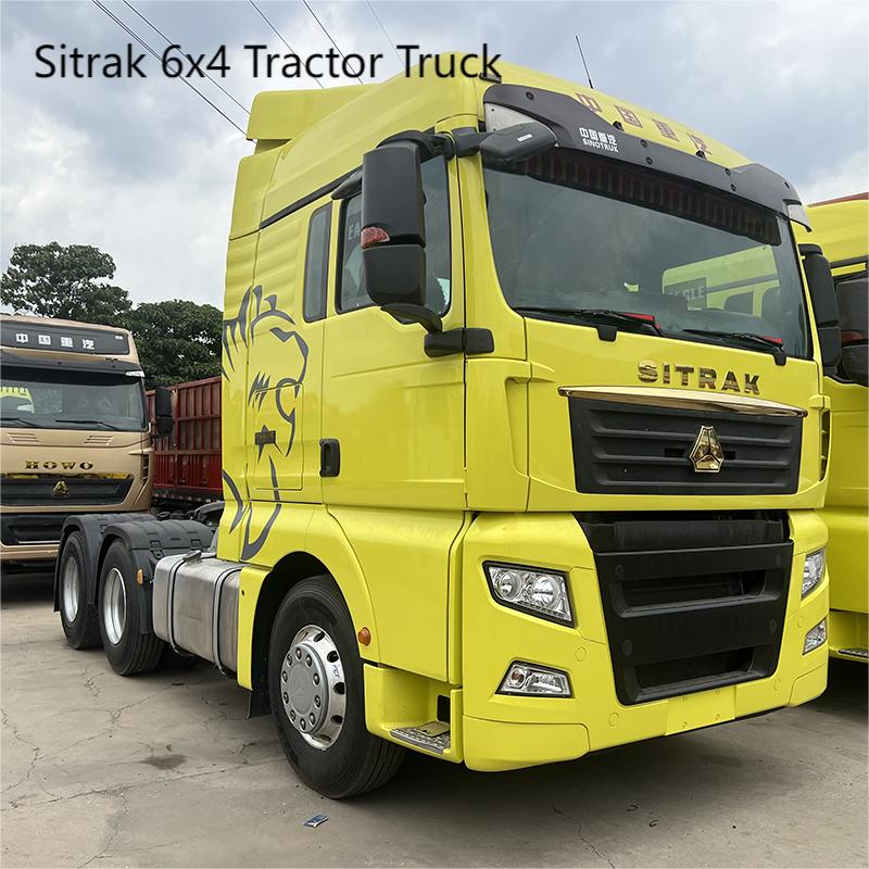 Produit chaud Sinotruk Sitrak 6*4 Diesel 540hp camion tracteur à conduite à gauche pour la Russie