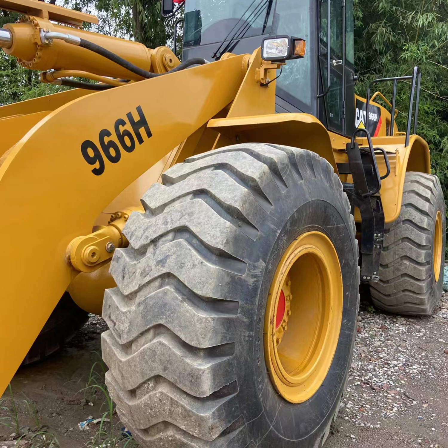 Prix ​​compétitif Original utilisé Caterpillar 966H chargeuse sur pneus Cat à vendre