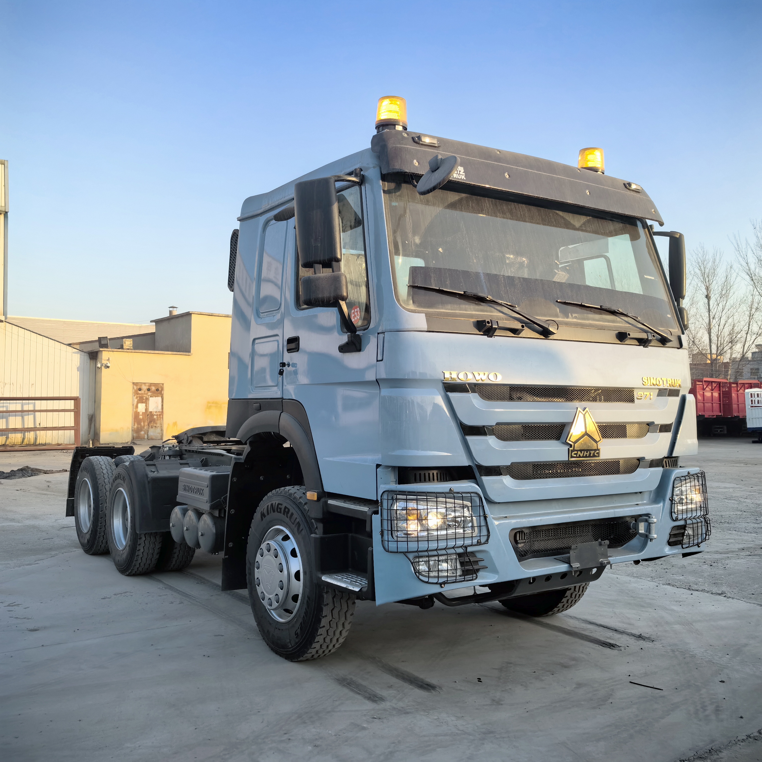 Sinotruk 371 375HP 6x4 Howo Tractor Head a utilisé la tête de camions de tracteur